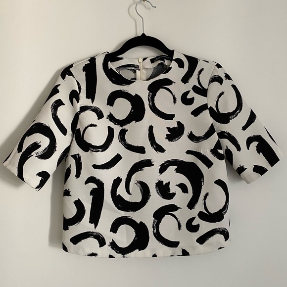 Zara abstract top - Picture 2 of 6